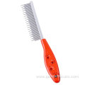 Pet Comb with Long and Short Stainless Teeth